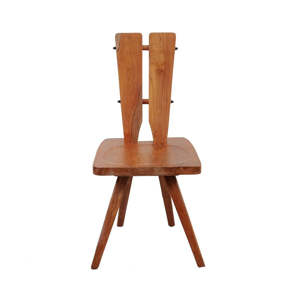 Brutalist Teak Side Chair | France and Son