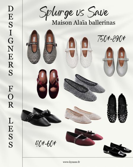 The best dupes for Maison Alaïa ballerinas 🩰 

#ltkeurope #designersforless #luxuryforless #fashiondupes #saveorsplurge #maisonalaia

#LTKFind #LTKshoecrush #LTKstyletip