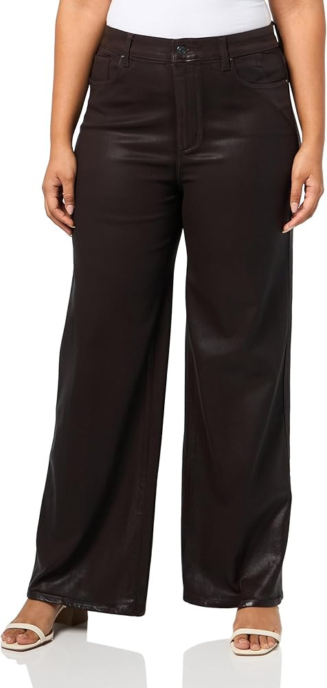 PAIGE Women's Sasha 32" Chicory Coffee Luxe Coating Jeans | Amazon (US)