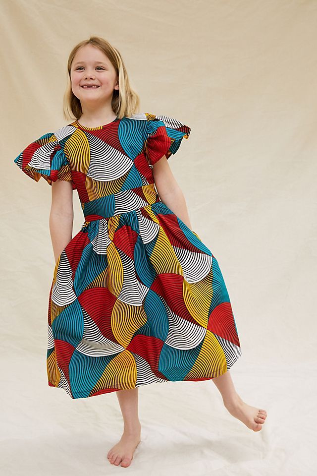 SIKA Geometric Kids Dress | Anthropologie (US)