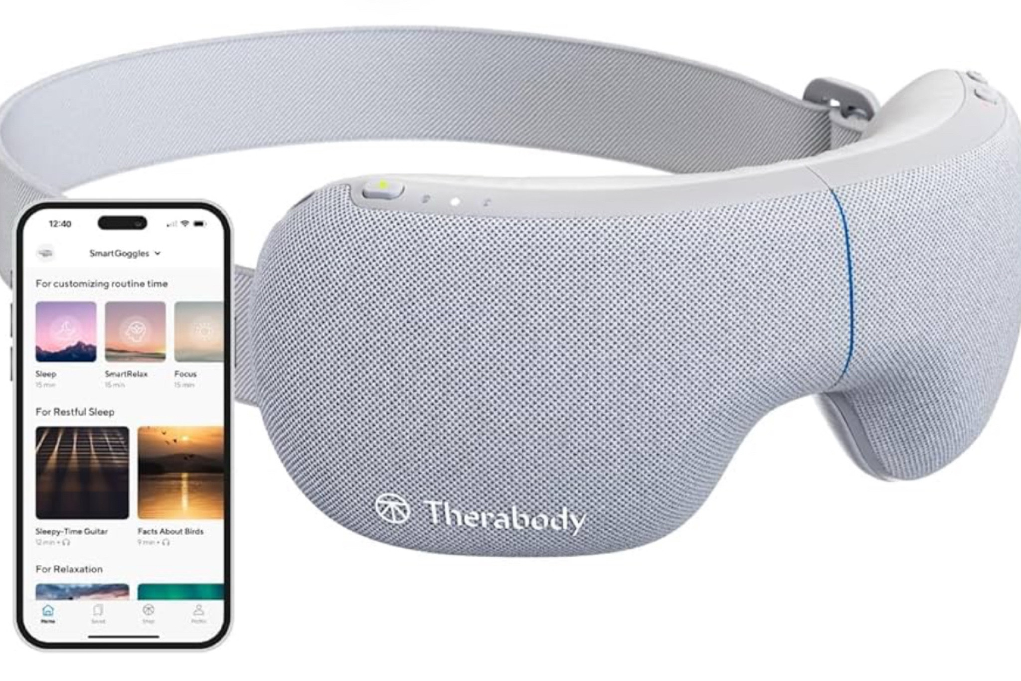 35% off 🎉

Therabody SmartGoggles Heated Eye Mask, Blackout Sleep Mask & Temple Massage for Personalized Relaxation, Headache Relief (Smartgoggles 1.0-White)

#LTKHome #LTKSaleAlert