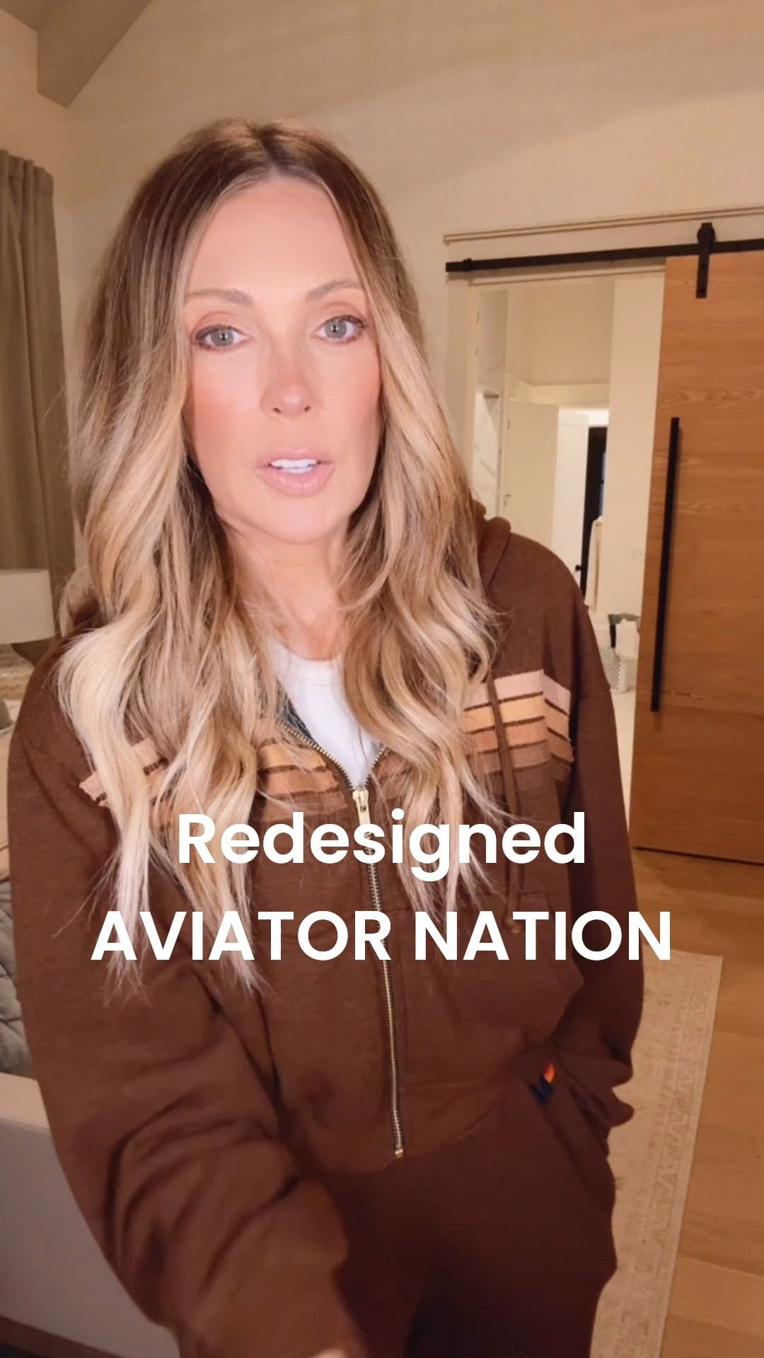 The redesign of this Aviator Nation set is a bit more flattering for the moms... softer wide leg pant that drapes well and a longer crop instead of the short or oversized fit. I got a small in both pieces. 

#LTKdayinmylife #LTKmomlife #LTKootd