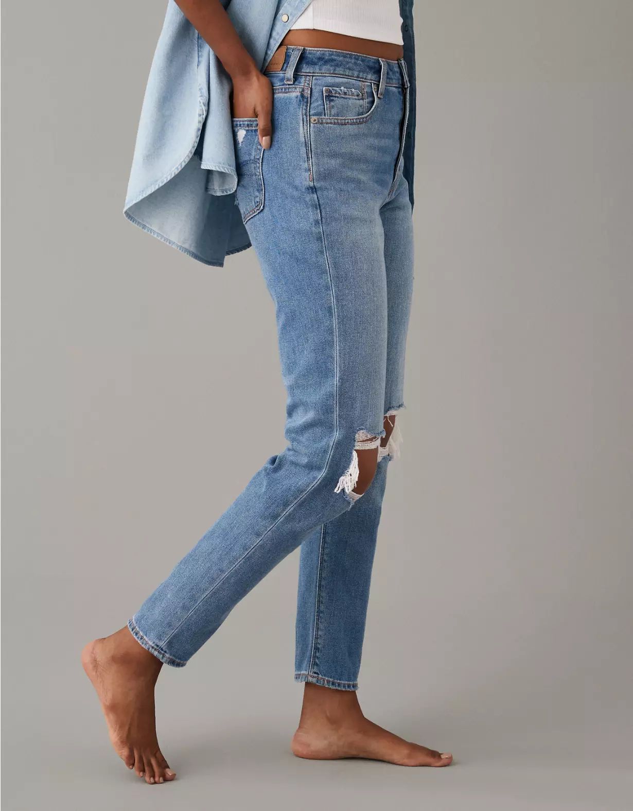 AE Ripped Mom Jean | American Eagle Outfitters (US & CA)