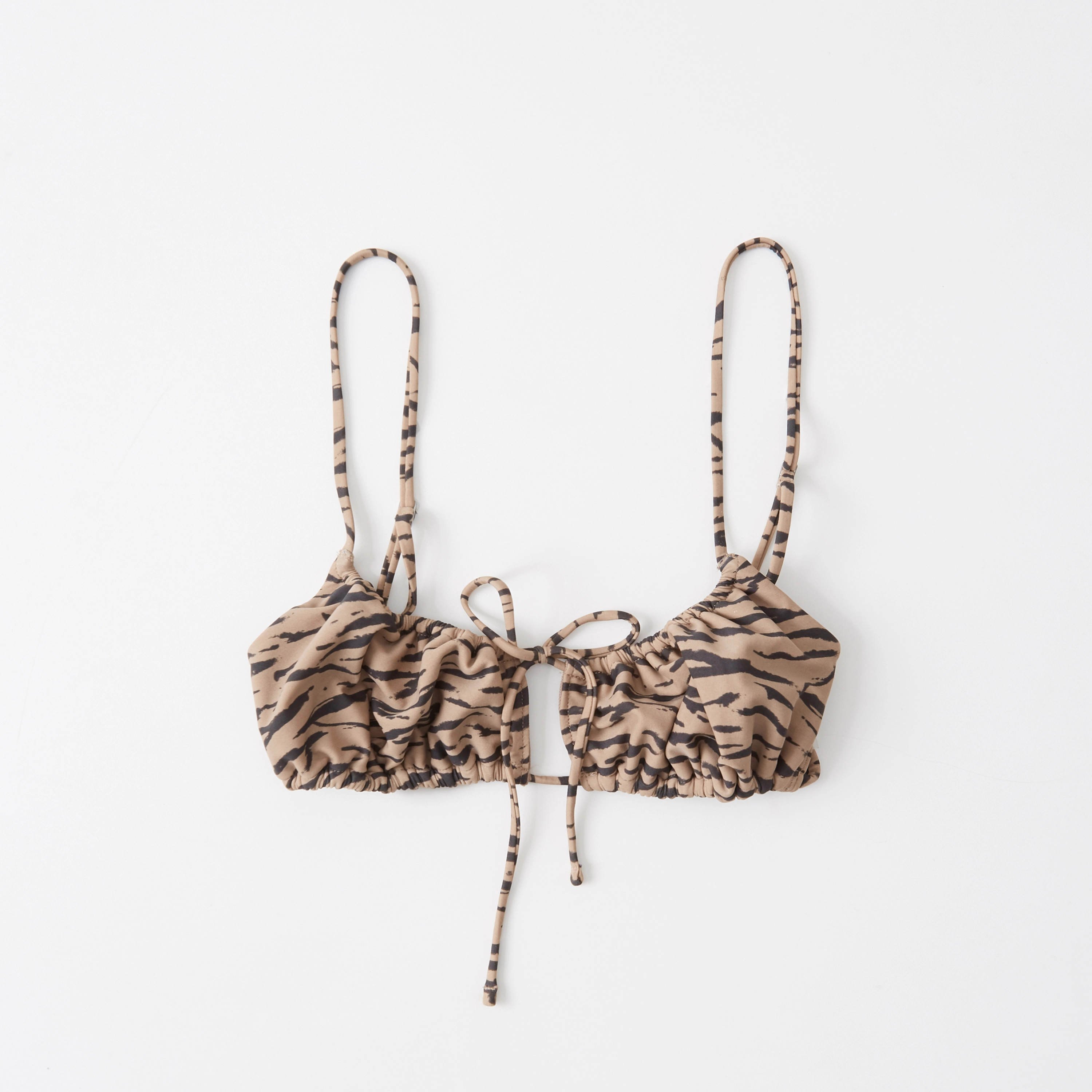 Cinched Bikini Top | Abercrombie & Fitch (US)