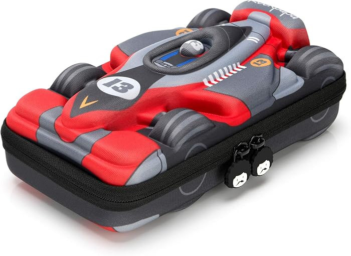 rockpapa Fun Large-Capacity Race Car Pencil Case Box for Kids Boys Girls | Amazon (US)