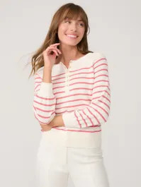 Charmaine Sweater in Stripe | J.McLaughlin