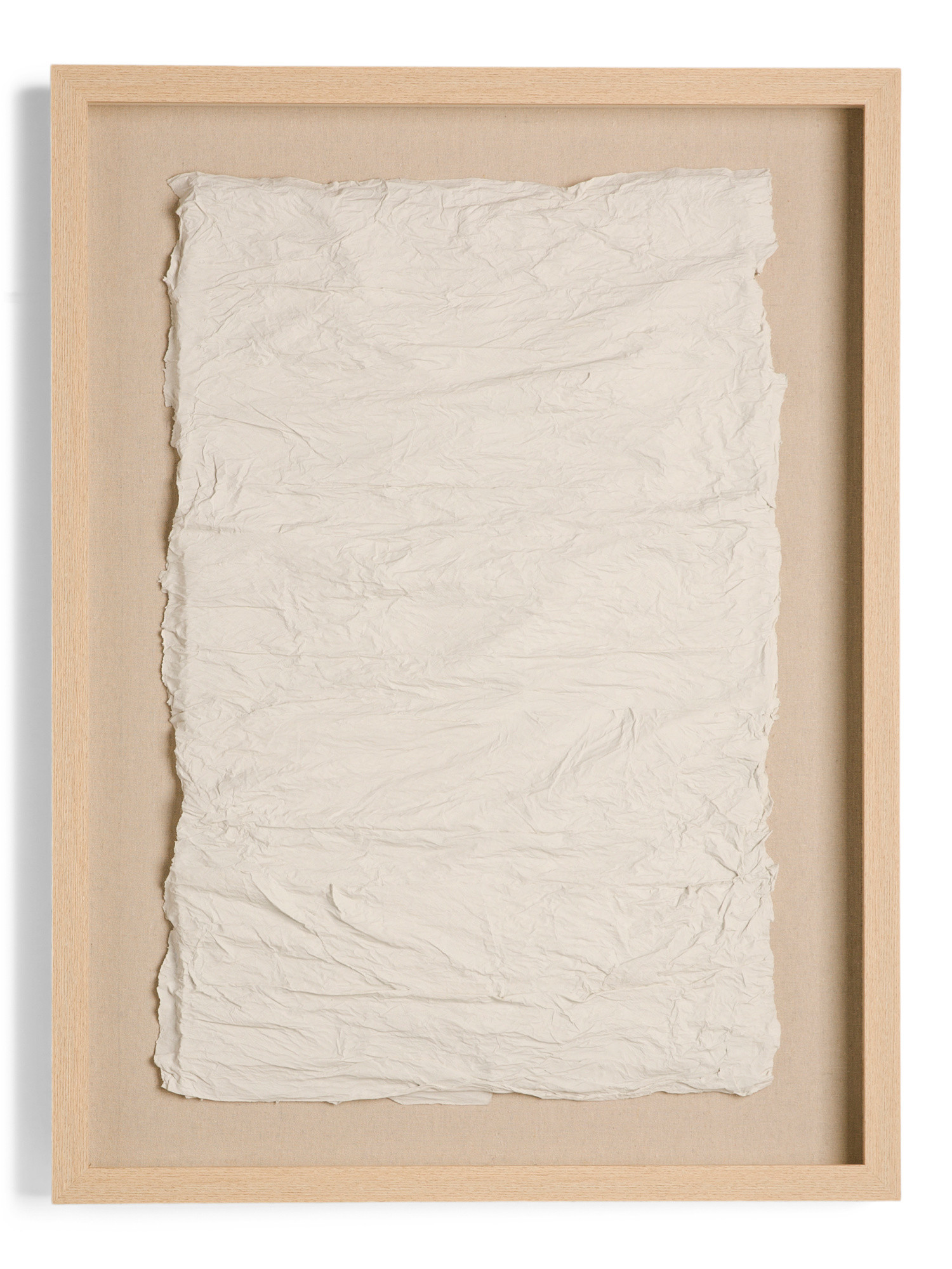 24x32 Paper Pulp Shadow Box With Wood Color Frame | Home | Marshalls | Marshalls