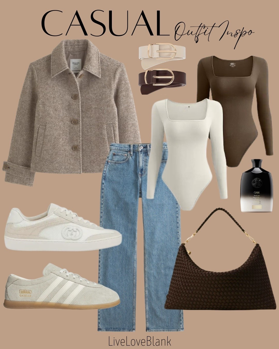 Casual seasonal outfit 
Bodysuits and jeans with plaid jacket 
Naghedi shoulder bag 
Seasonal outfit 


#LTKSeasonal #LTKOver40 #LTKU