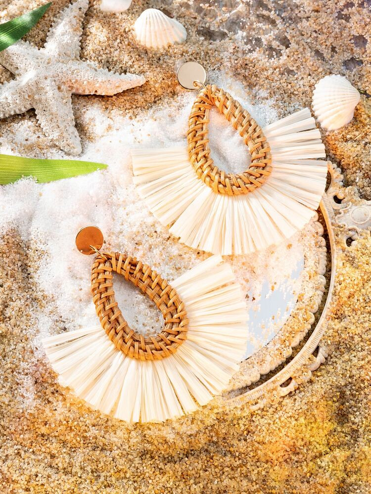 Tassel Drop Earrings | SHEIN