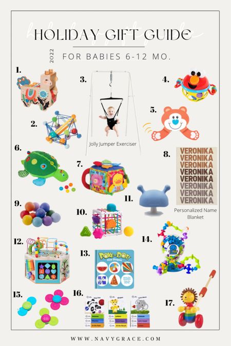 Gift guide for babies 6-12 months 