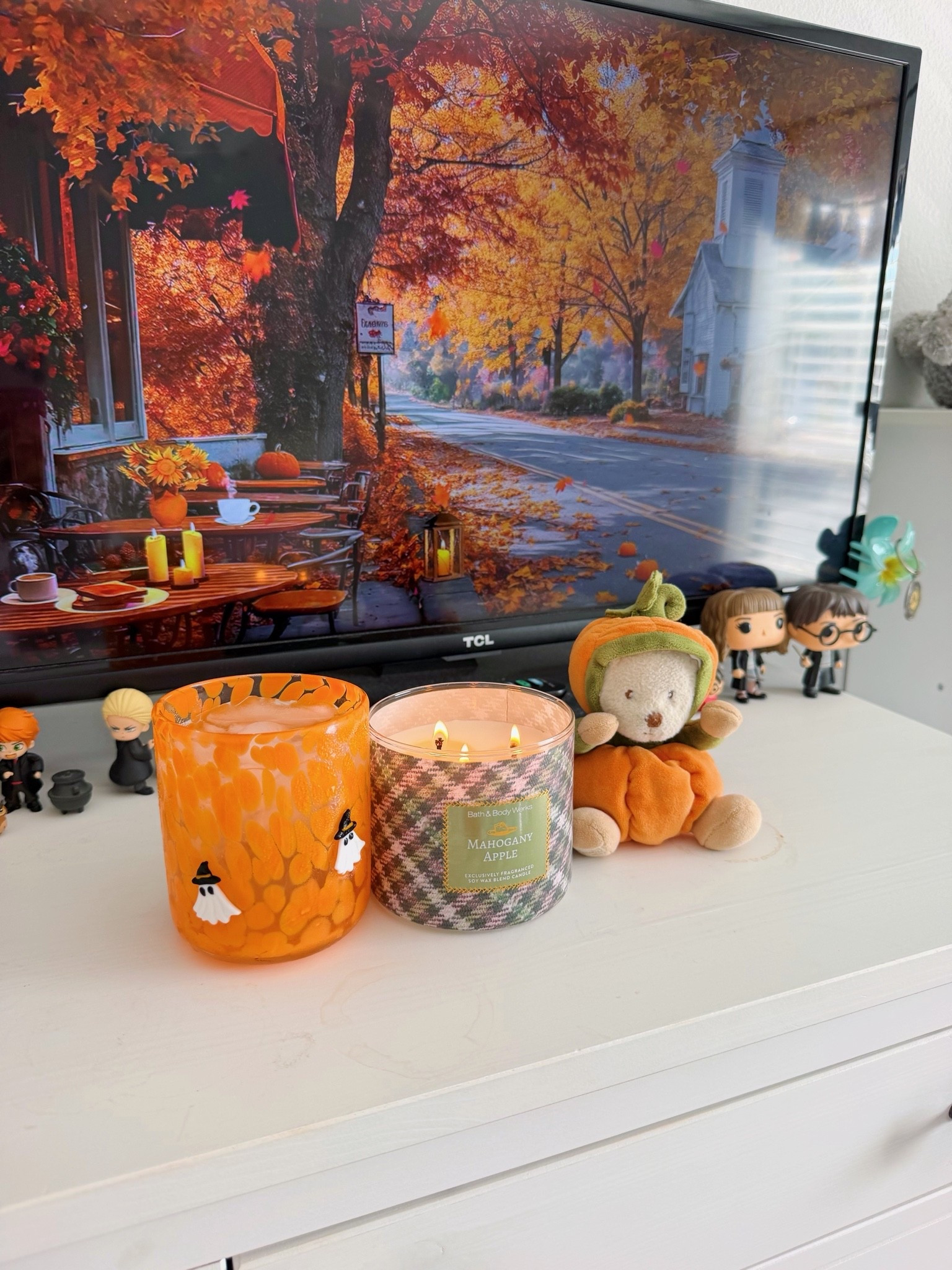 I’m so ready for fall!!! My new fav glass and cutie candle🎃🎃

#LTKdayinmylife #LTKSeasonal #LTKHome