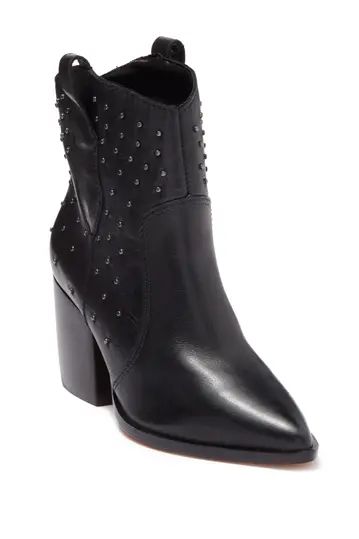 Laurinete Studded Leather Western Boot | Nordstrom Rack