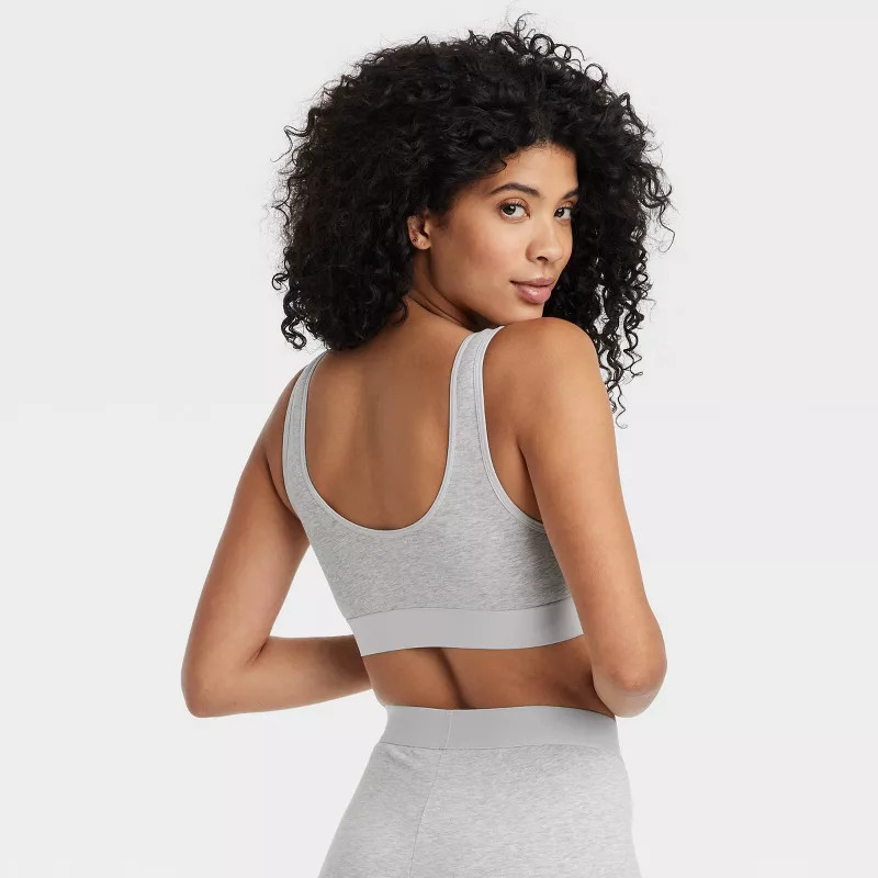 Women's Cotton Stretch Unlined Scoop Bralette - Auden™ | Target