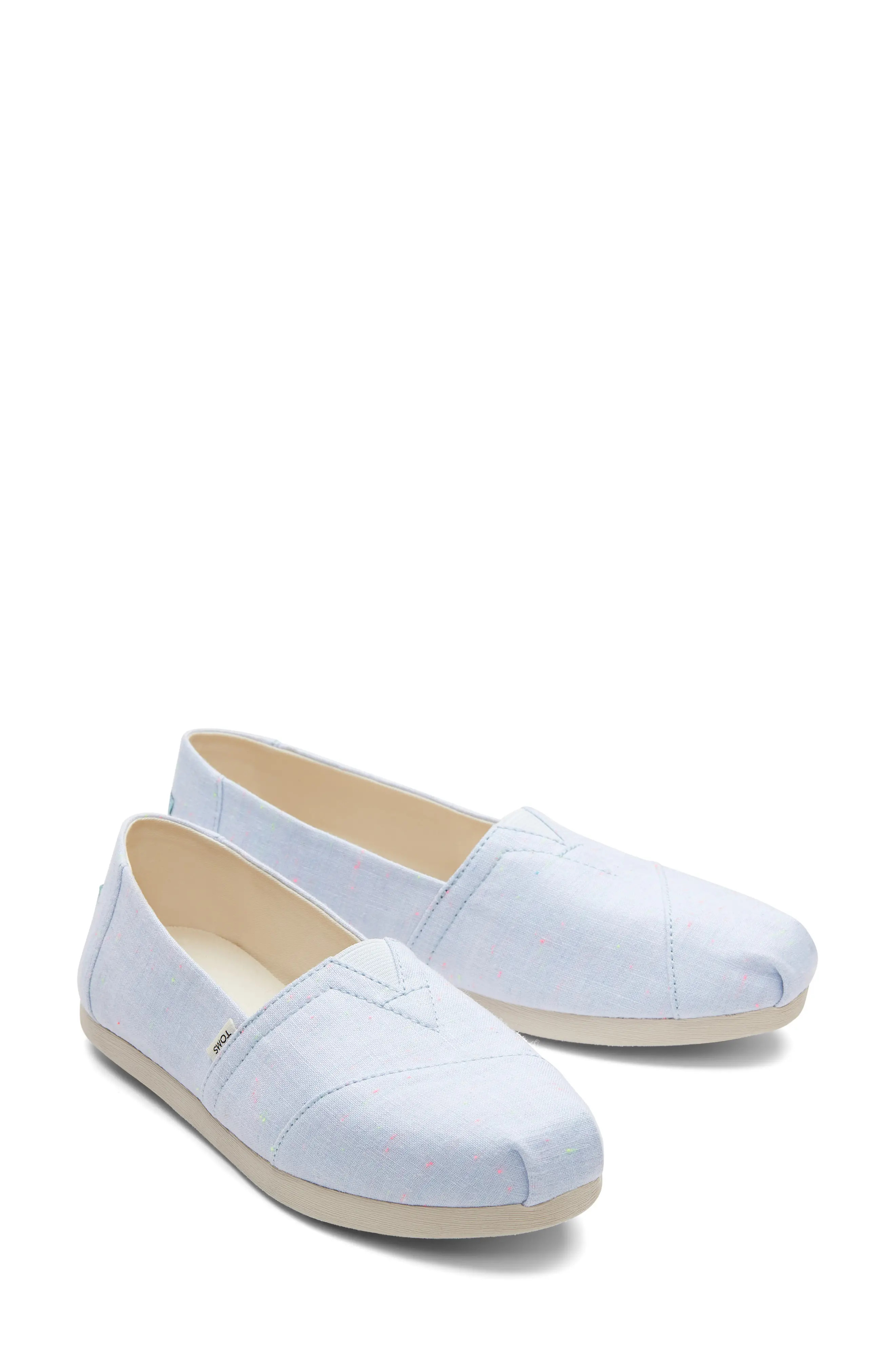TOMS Alpargata Slip-On in Light/Pastel Blue at Nordstrom, Size 8 | Nordstrom