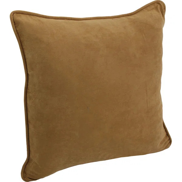 Jacquard Microsuede Reversible Throw Pillow (Set of 2) | Wayfair North America
