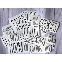 Rae Dunn Rae Dunn Decal Personalized Decal Rae Dunn Inspired Rae Dunn Sticker Custom DecalFarmhouse Decals You Design Mug Decal DIY | Etsy (US)