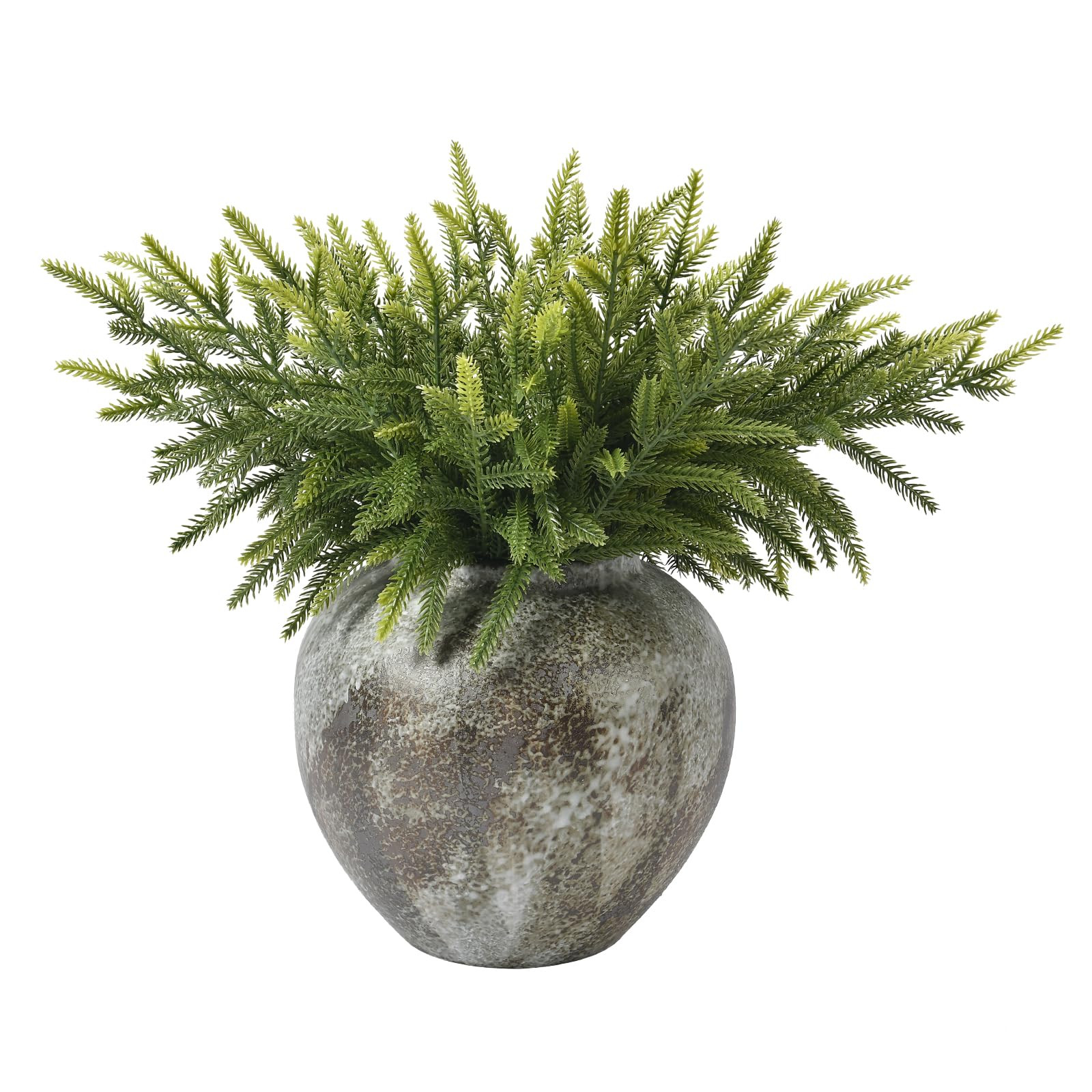 30 PCS Artificial Christmas Norfolk Pine Stems Branches, Real Touch Natural Droopy Faux Pine Pick... | Amazon (US)