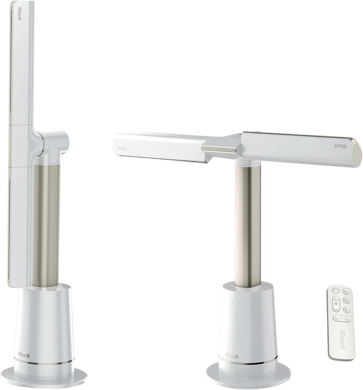 Shark TurboBlade XL Fan—Ultra-customizable bladeless tower fan, pivots, twists, oscillates 180°, circulates and propels air up to 80 feet, 10 noise levels + 10 speeds, easy to clean, White (Renewed) | Amazon (US)