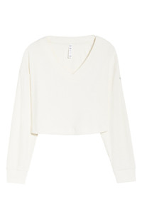 Click for more info about Muse Ribbed Crop Pullover | Nordstrom