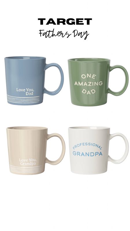 Adorable Fathers Day mugs at Target! 

#LTKMens #LTKGiftGuide #LTKFamily