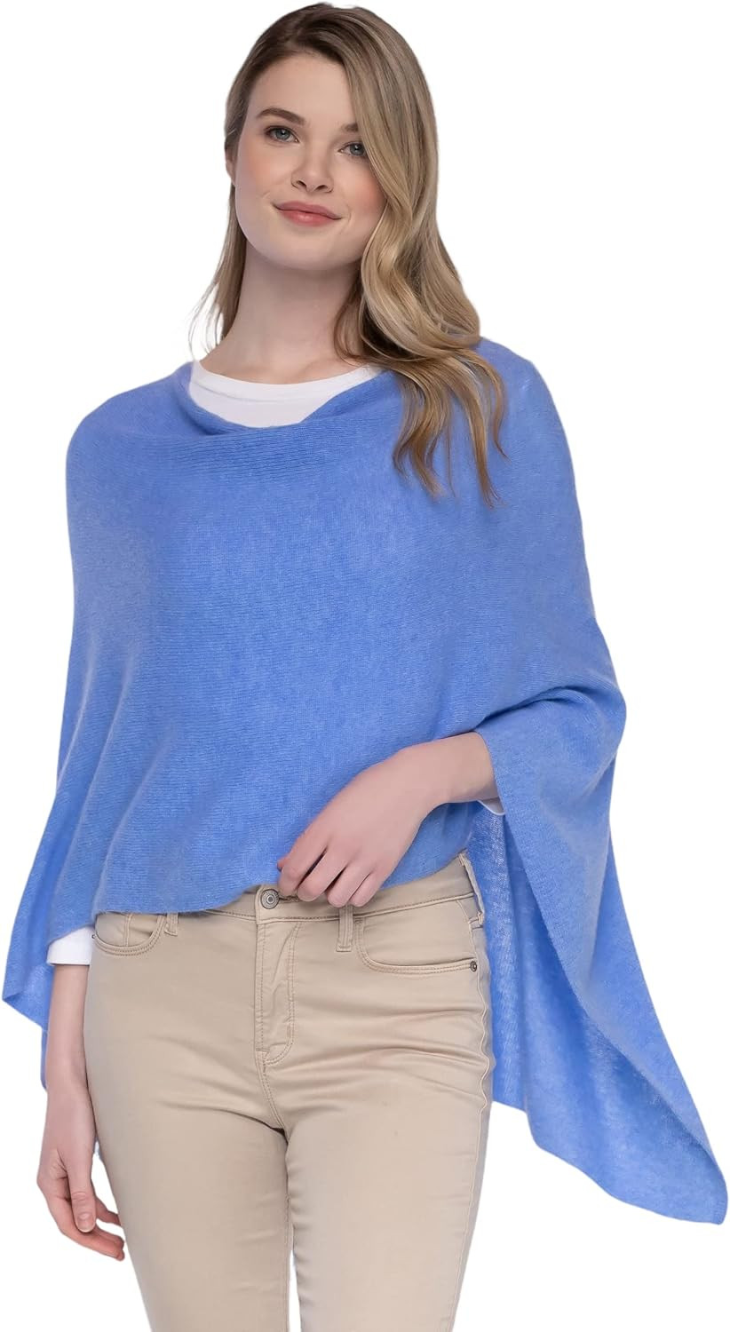 CLAUDIA NICHOLE by Alashan 100% Cashmere Dress Topper Poncho | Amazon (US)