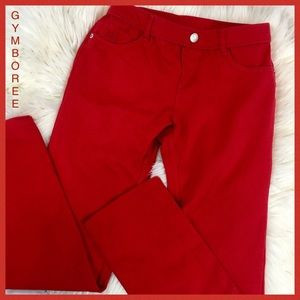 Gymboree Girl’s Red Stretch Bottoms Size 12 | Poshmark