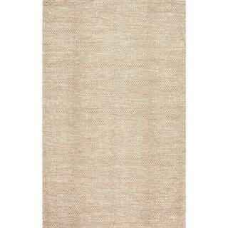 Elfriede Solid Jute Natural 10 ft. x 14 ft. Living Room/Bedroom/Dining Room Area Rug | The Home Depot