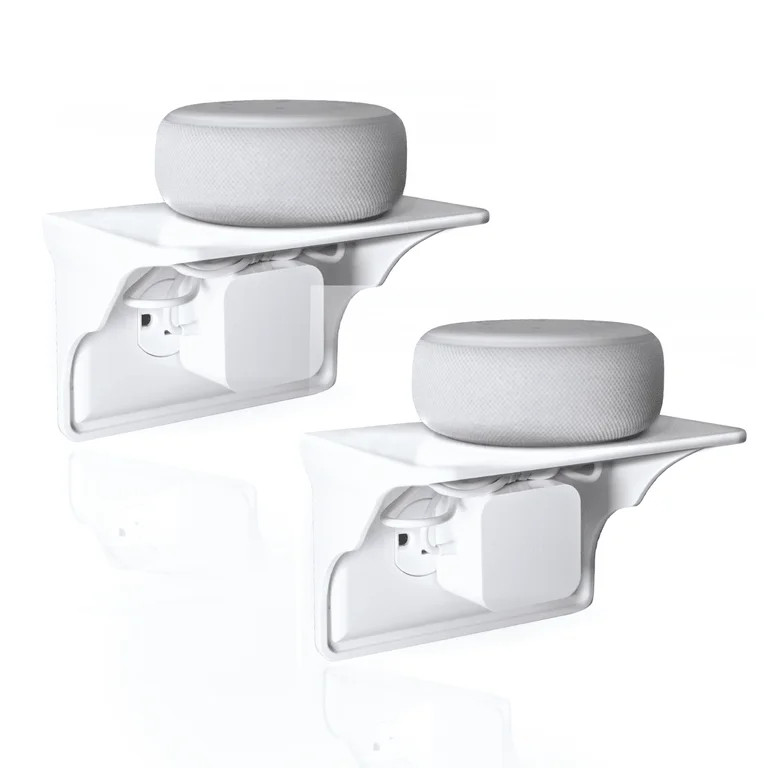 Power Perch Horizontal Wall Outlet Shelf. Home Wall Shelf Organizer for Outlets. Perfect for Bath... | Walmart (US)