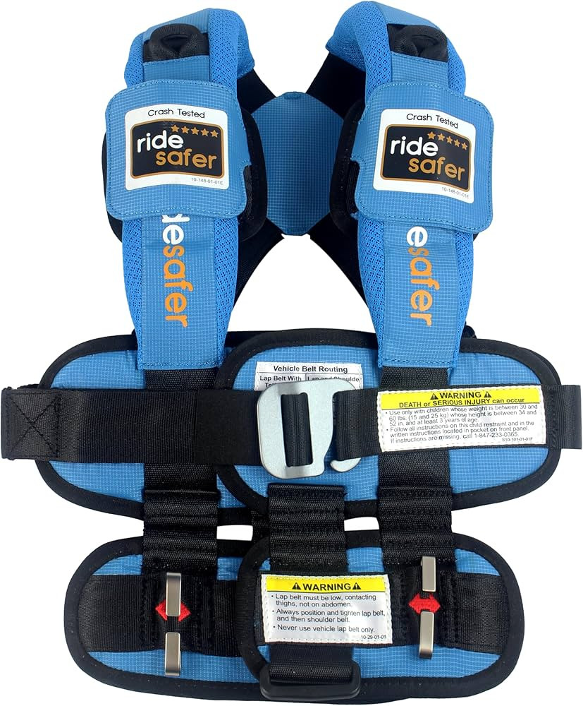 Small Blue, Lightweight, Compact, Portable Car Seat - Perfect for Travel and Everyday Child Safet... | Amazon (US)