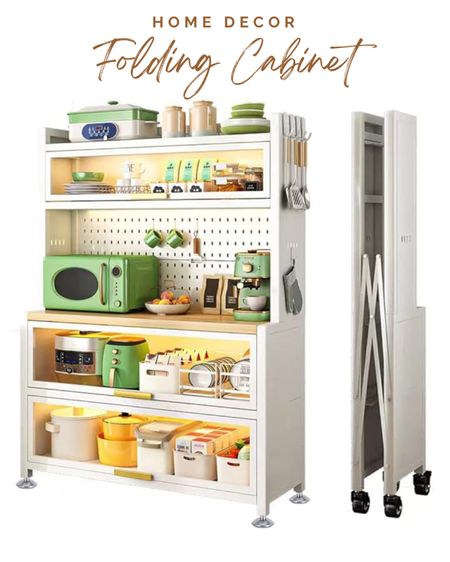Folding kitchen storage cabinet
#anazonfinds

#LTKstyletip #LTKhome