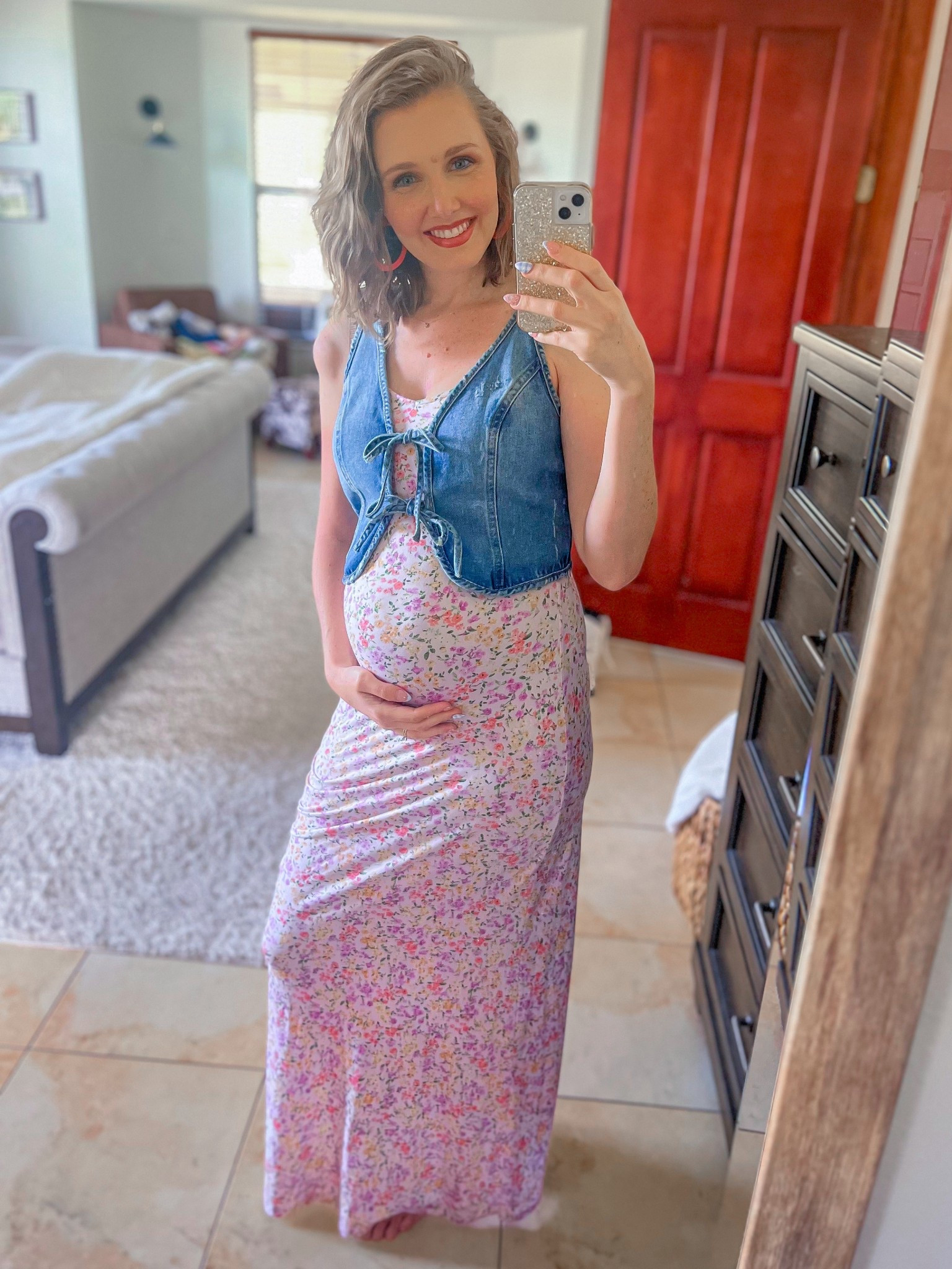 Spring Maternity Outfit 🌷

#LTKBump #LTKFindsUnder100 #LTKSeasonal