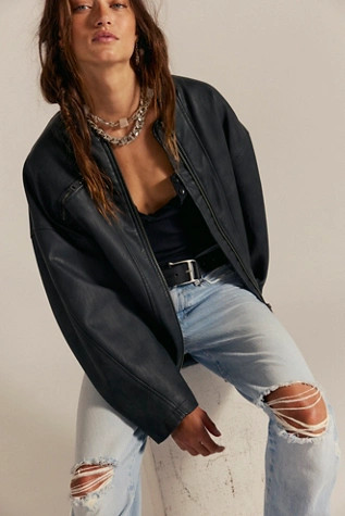We The Free Vinny Vegan Bomber | Free People (Global - UK&FR Excluded)