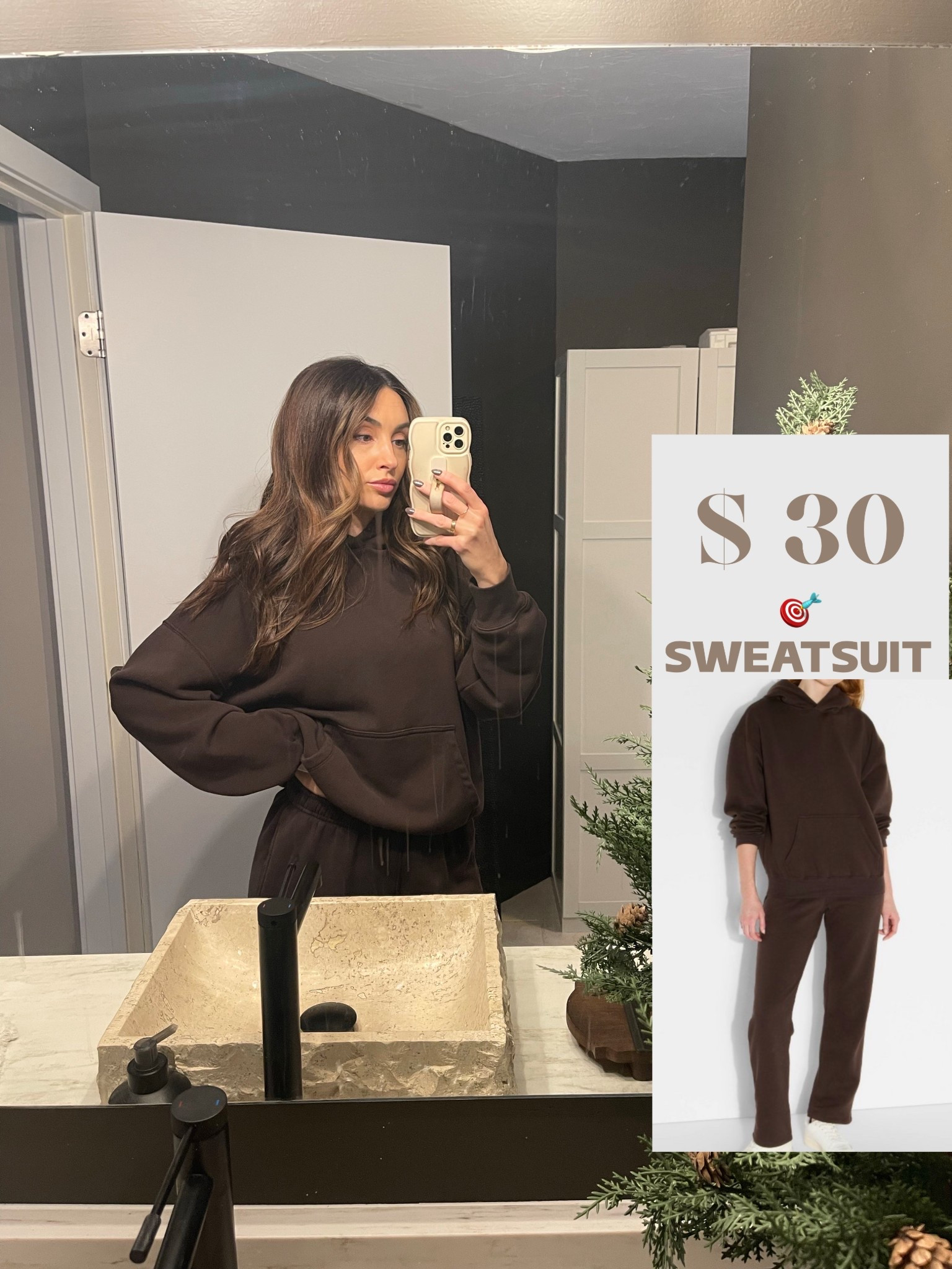 Lightweight sweat suit in this rich brown color 🐻 only $30 at Target! 

I love the Comfort brand for matching sets like this, but they are just too heavy to sleep in. This set is nice because I can layer under if I need to warm it up.  

I got a M top and a S bottom 


#LTKActive #LTKFindsUnder50 #LTKGiftGuide