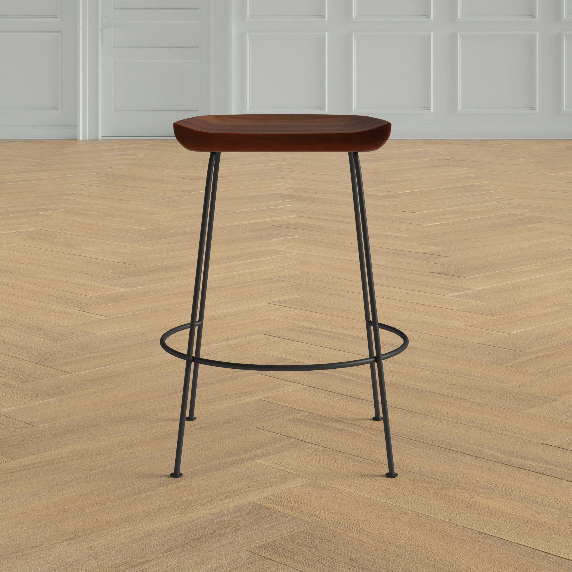 Samanthia Solid Wood Bar and Counter Stool (Set of 2) | Joss & Main