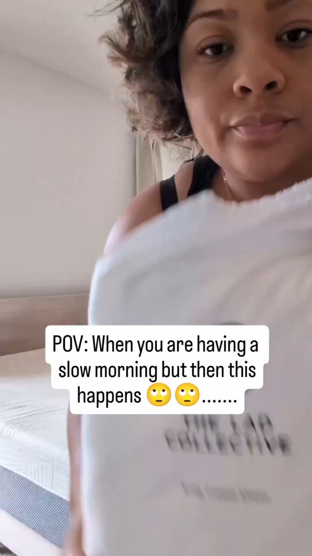 When you're just trying to have a slow morning but this is..... #home #bedroom

#LTKHome #LTKdayinmylife #LTKmomlife