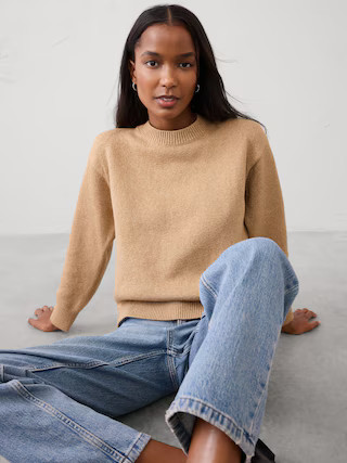 Coveted Crew-Neck Sweater | Banana Republic Factory
