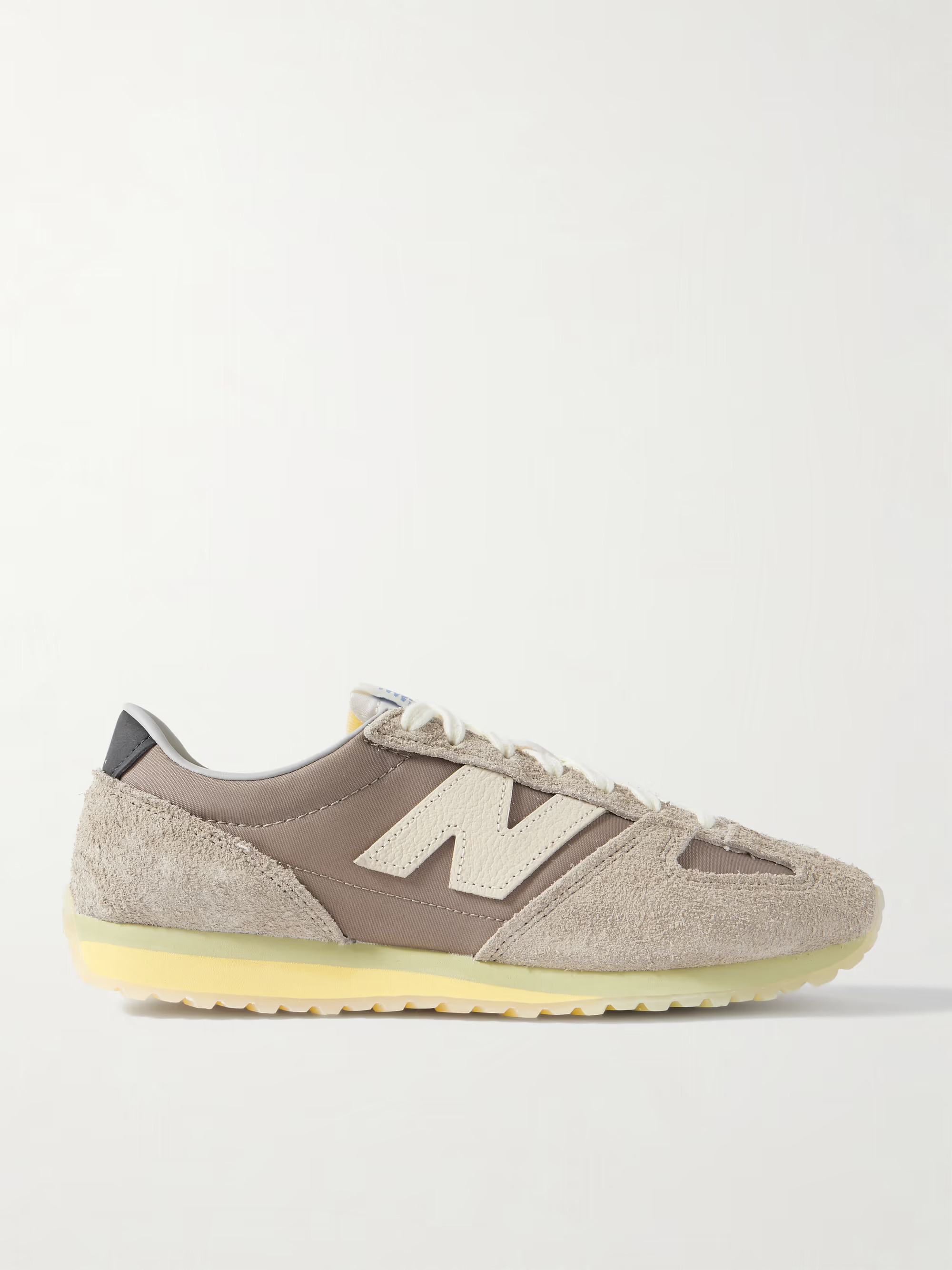 471 suede- and leather-trimmed canvas sneakers | NET-A-PORTER (US)