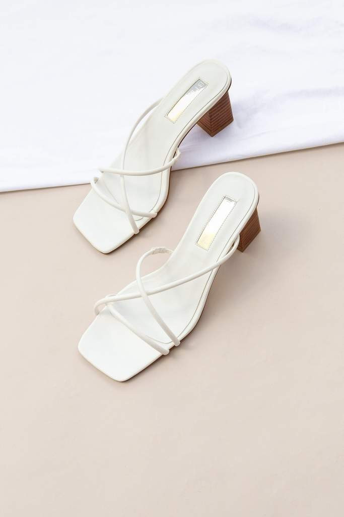 Unika Heel - White | Petal & Pup (US)