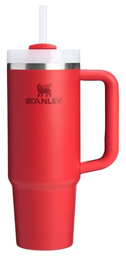 Stanley Quencher H2.0 Tumbler with Handle & Straw 30 oz | Twist On 3-Way Lid | Cupholder Compatible for Travel | Insulated Stainless Steel Cup | BPA-Free | Chili Red | Amazon (US)