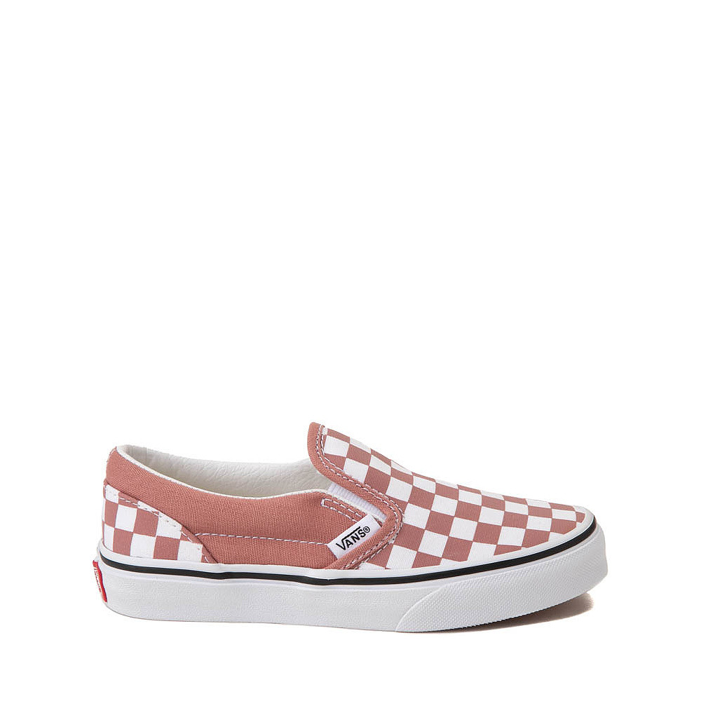 Vans Slip-On Checkerboard Skate Shoe - Little Kid - Withered Rose | Journeys
