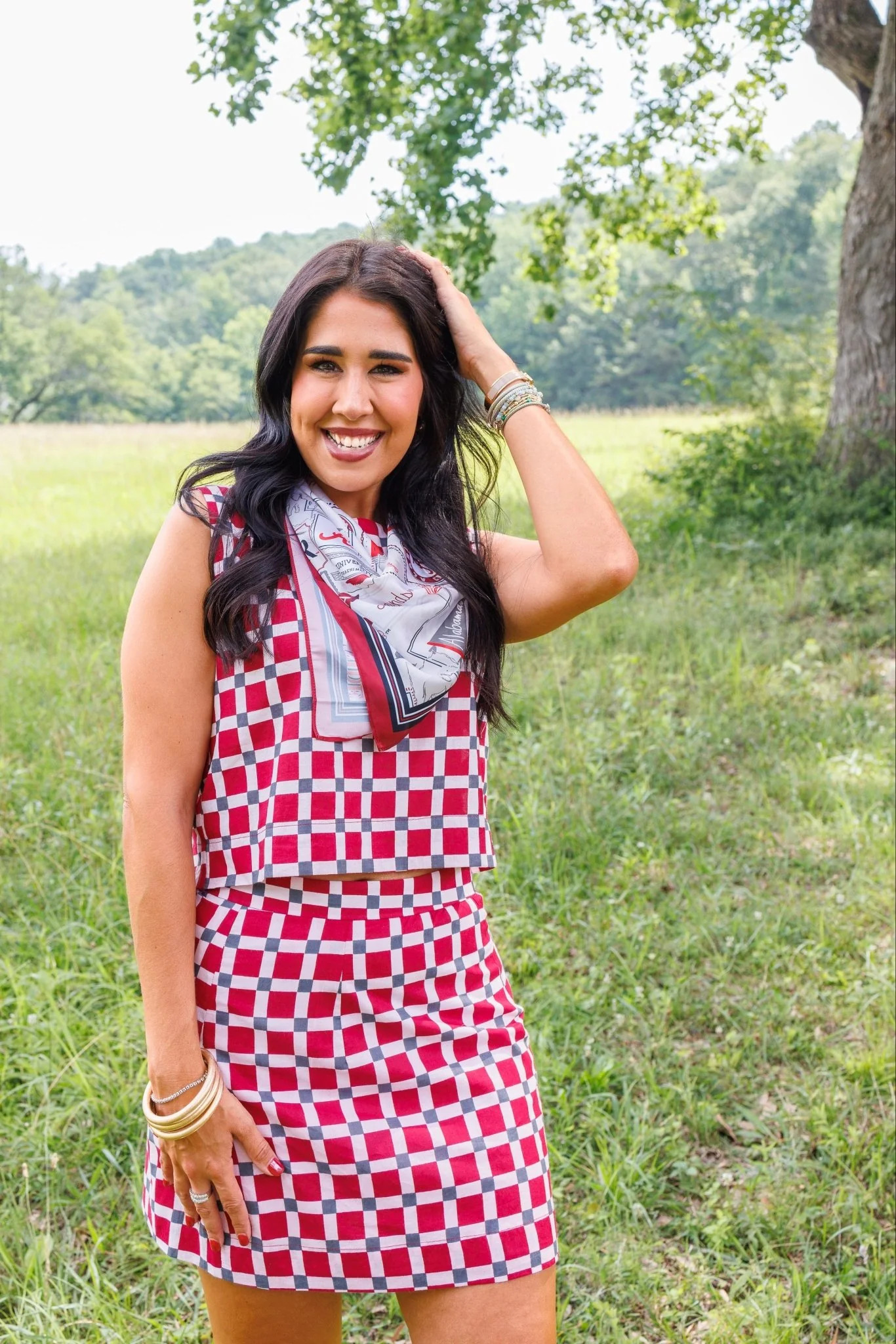 Maggie Oaks Allie Alabama Cropped Top | Clover and Bee | Clover + Bee