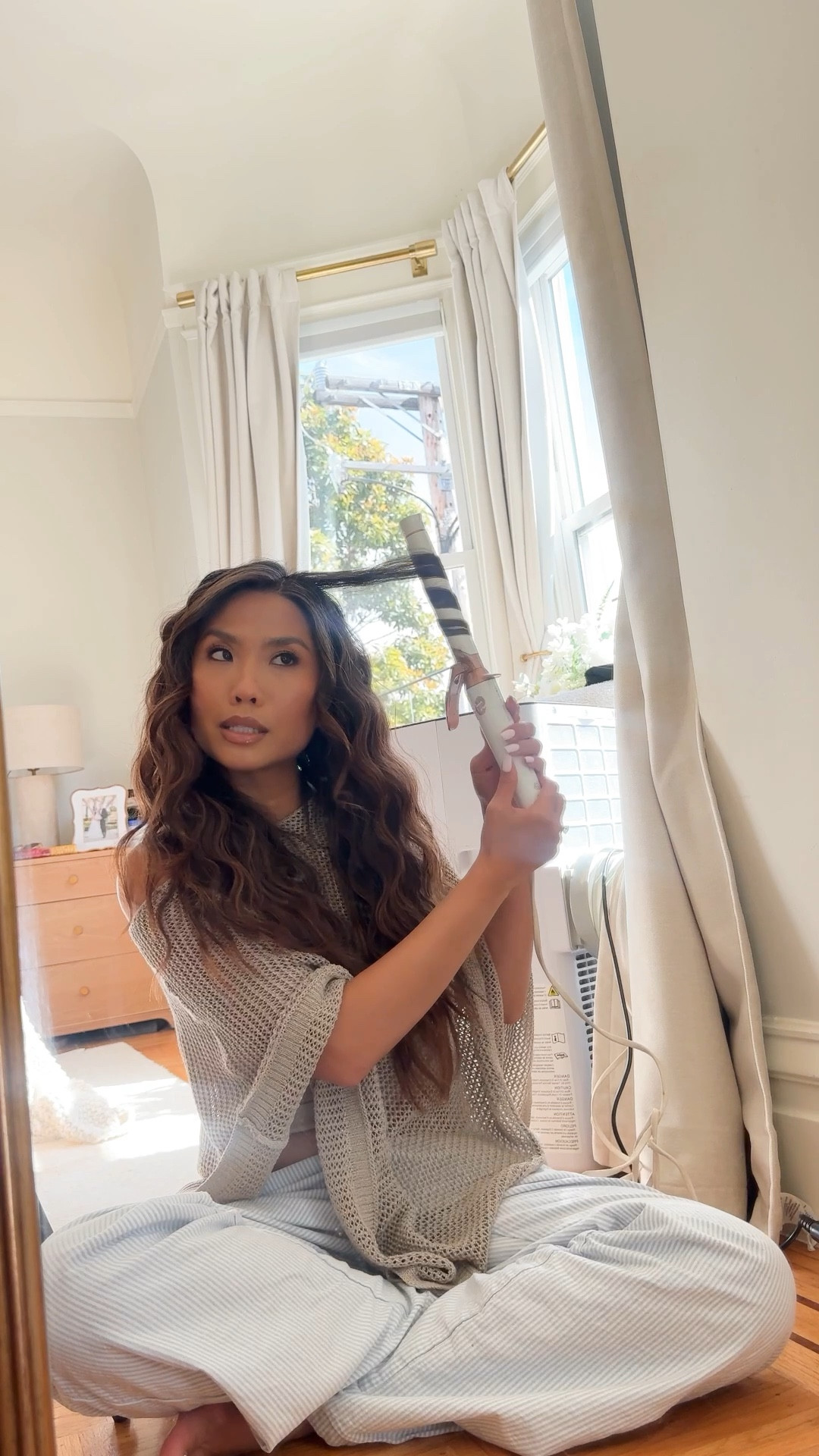 Quick beachy waves hair tutorial! Barrel waved my whole head and then curled select pieces with a 1 inch curling iron and the two front face framing pieces!

Also linked the volumizing hairspray, texture spray, and hair oil I style with 

#LTKBeauty
