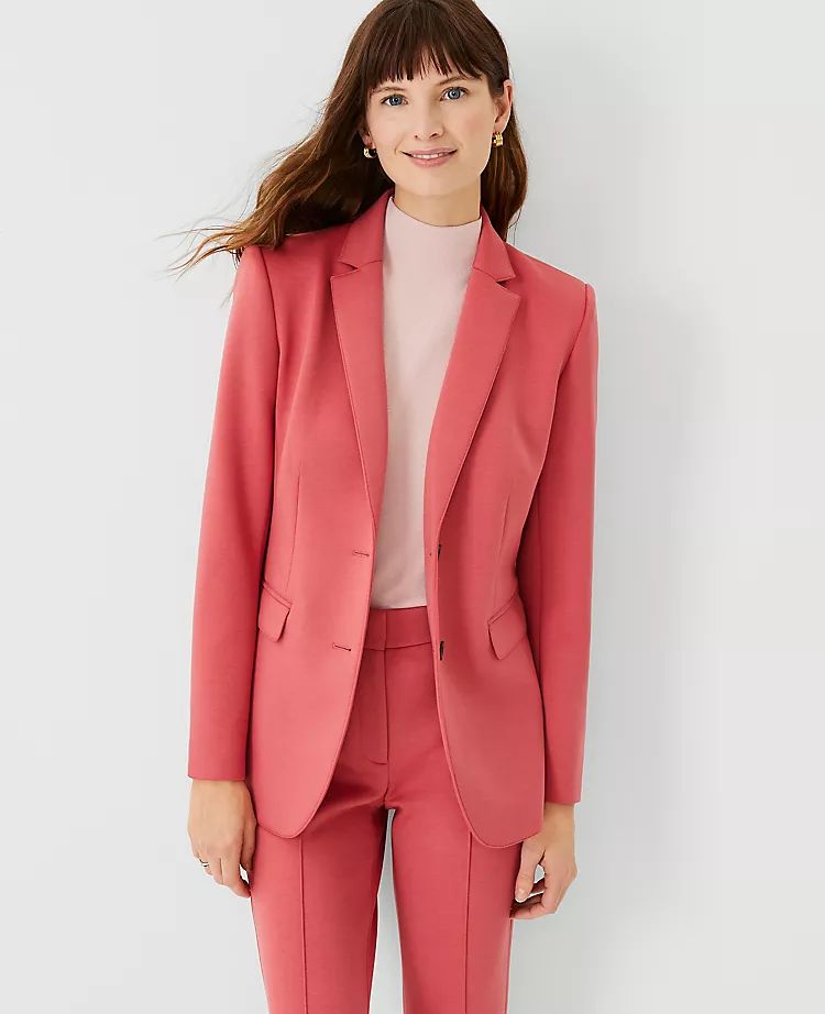 The Two Button Blazer in Double Knit | Ann Taylor (US)