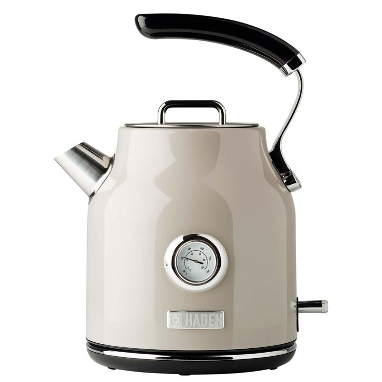 Haden Dorset 1.7 Liter Stainless Steel Electric Tea Kettle, Putty Beige 75002 | Walmart (US)