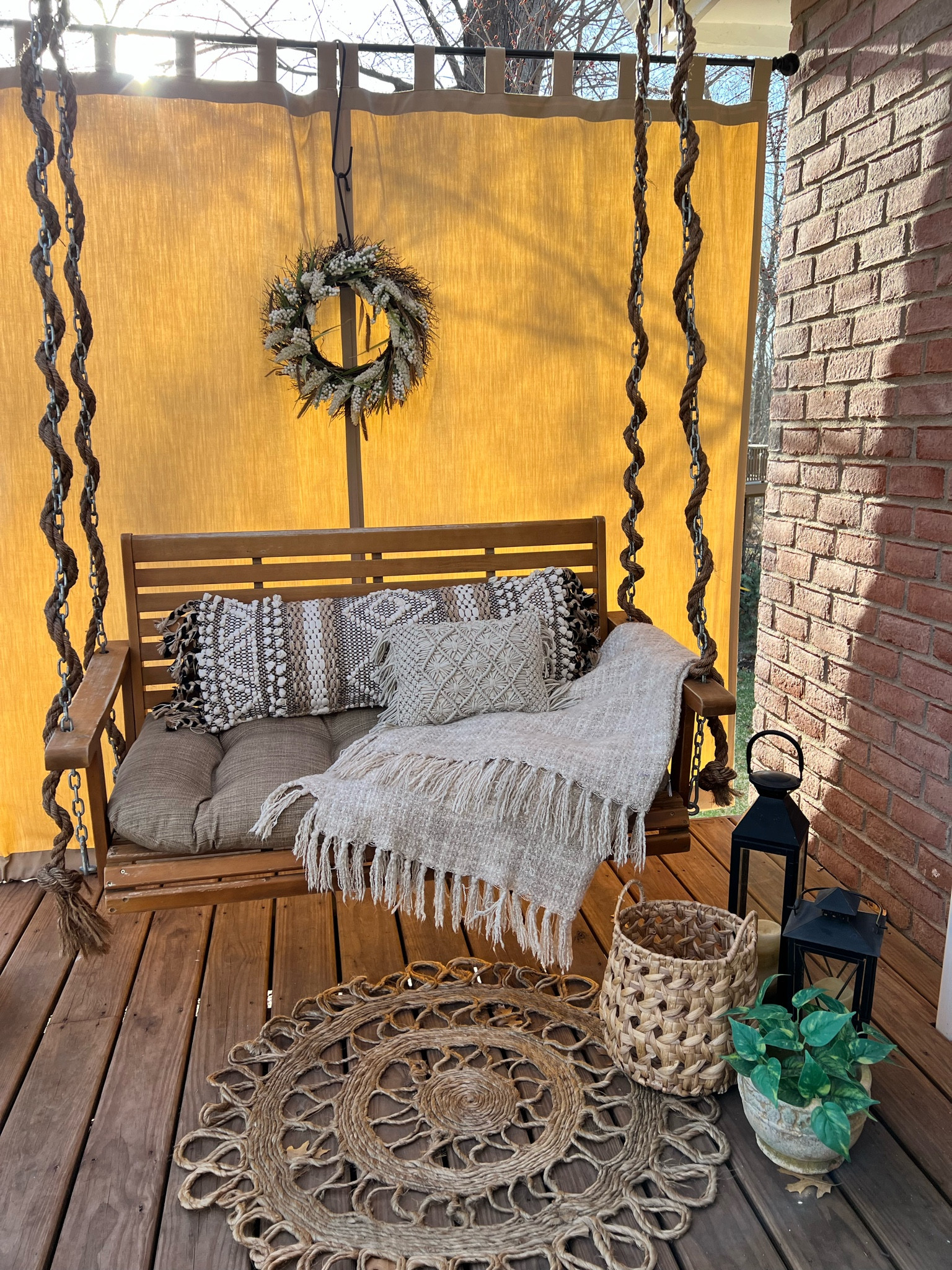Rope #DIY porch swing hack! Here’s to summer with these adorable products! 

#LTKstyletip #LTKSeasonal #LTKhome