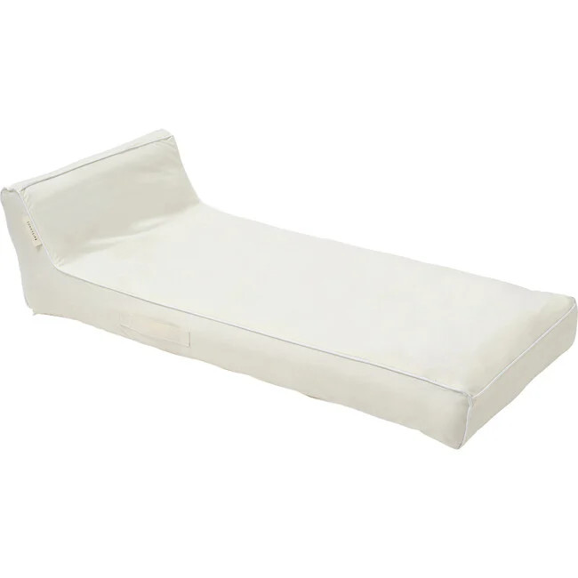 Luxe Lie-On Lounger: Casa Blanca, White - Kids Toys | Sunnylife from Maisonette | Maisonette