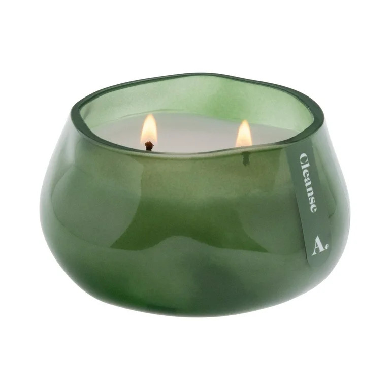 Allswell Cleanse (Fresh Orange + Sage Leaf + Sea Salt) Scented 1-Wick Organic Blown Jar Spa Candl... | Walmart (US)
