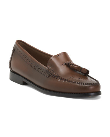Leather Estelle Tassel Weejun Loafers | TJ Maxx