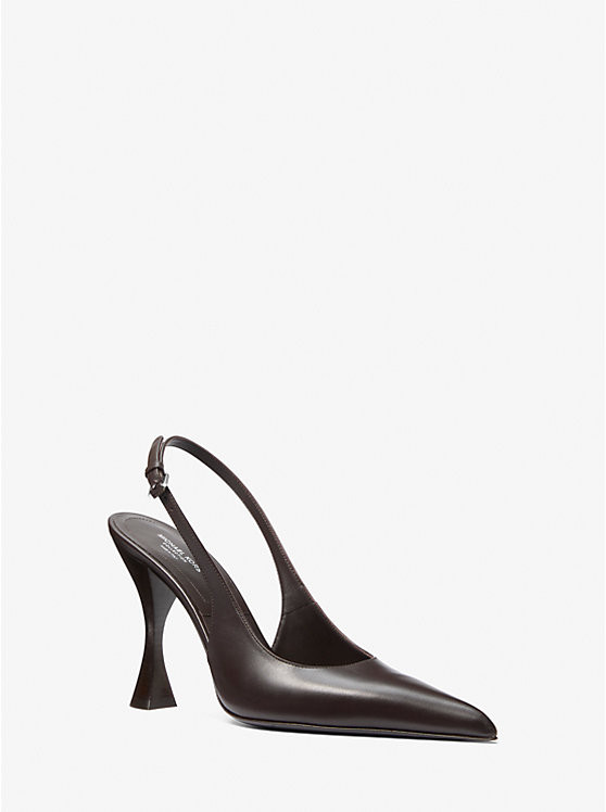 Isabella Leather Slingback Pump | Michael Kors US