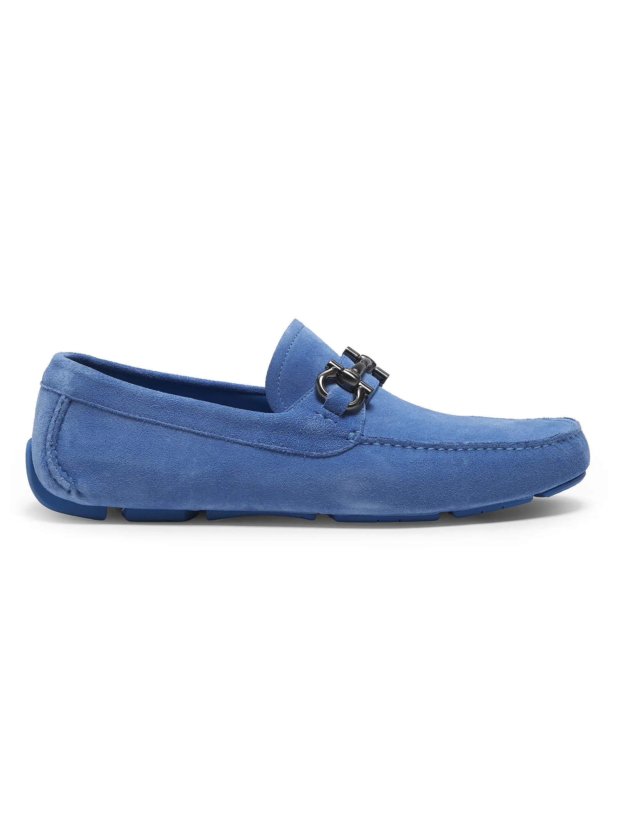 Parigi New Gancio Suede Driving Loafers | Saks Fifth Avenue